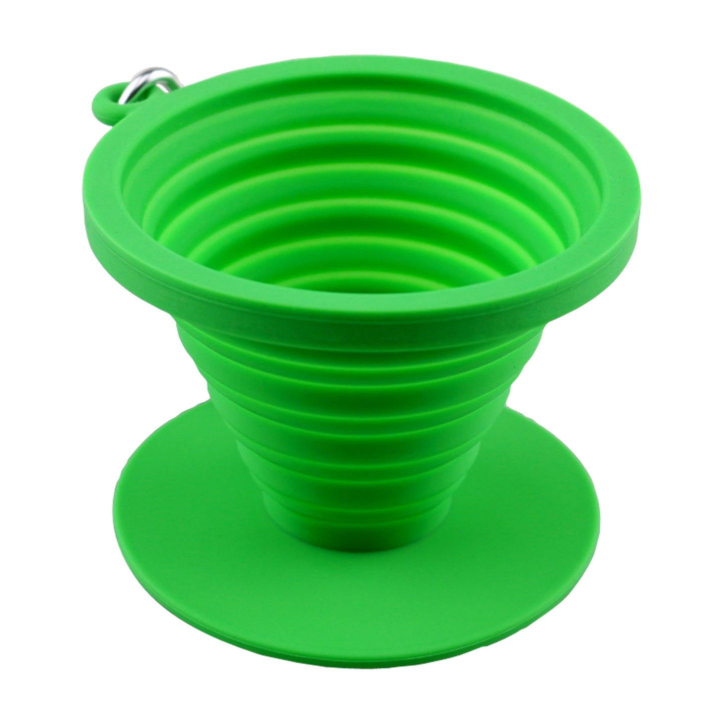Collapsible pour over coffee maker