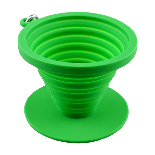 Collapsible pour over coffee maker