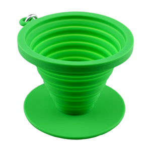 Collapsible pour over coffee maker
