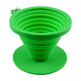 Collapsible pour over coffee maker